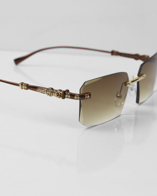 CRONEL Siyah Çerçevesiz Güneş Gözlüğü