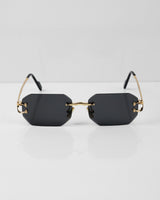 GENTE Gold Siyah Çerçevesiz Güneş Gözlüğü