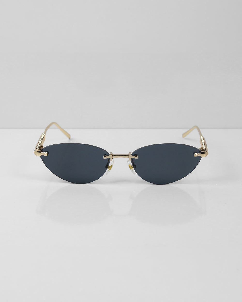 SELFIE Gold Siyah Çerçevesiz Güneş Gözlüğü