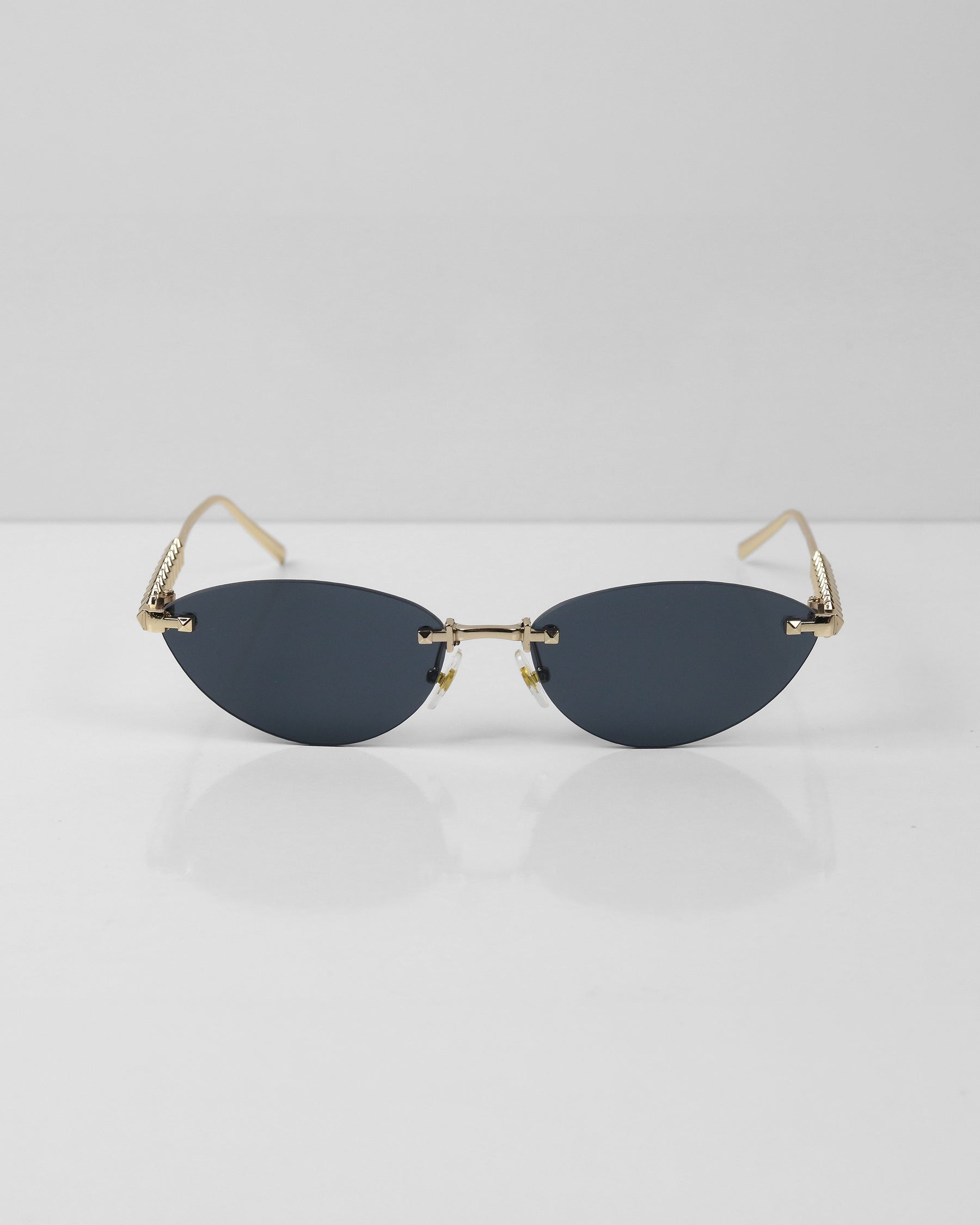 SELFIE Gold Siyah Çerçevesiz Güneş Gözlüğü