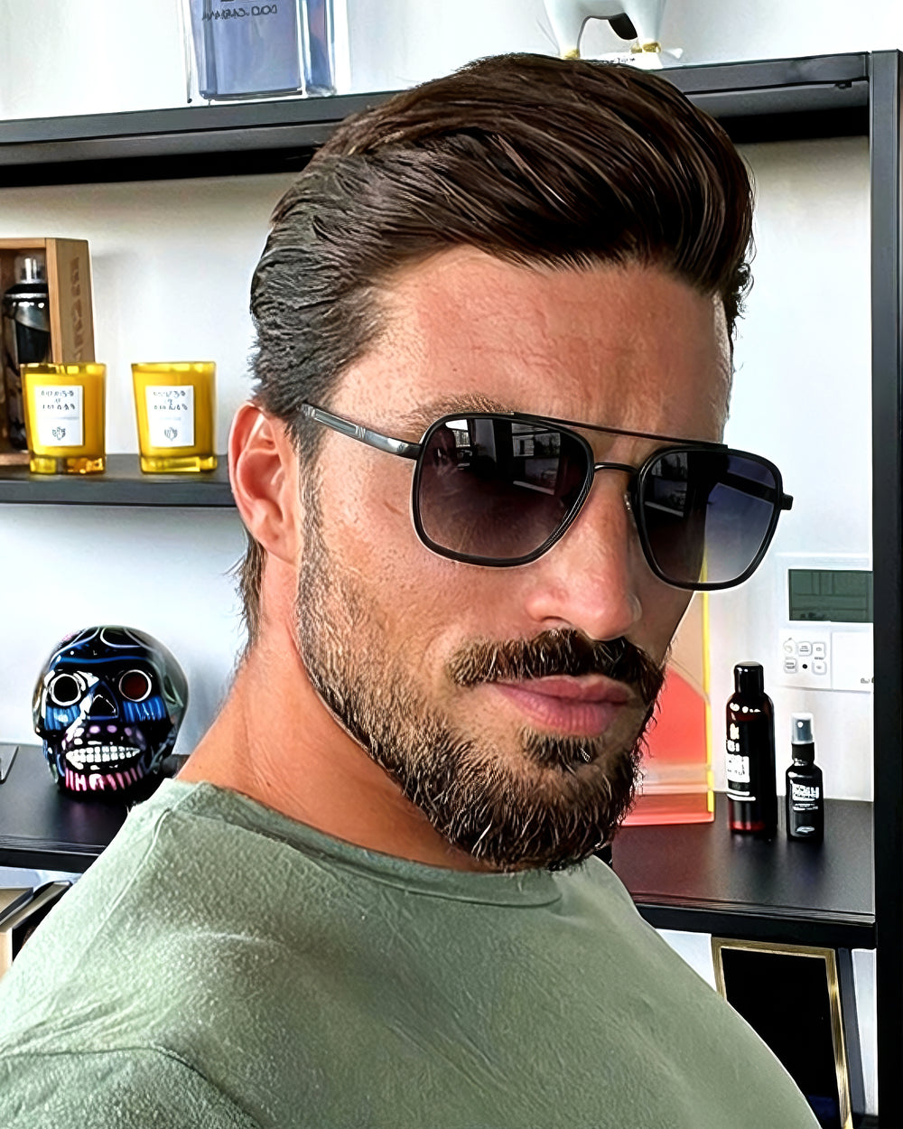 PILOT Siyah Filtreli Çelik Güneş Gözlüğü