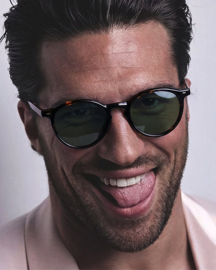 ROBIN Leopar Yeşil Kemik Güneş Gözlüğü