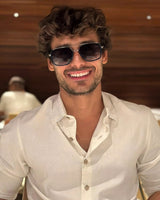 SHAIN Lacivert Çelik Güneş Gözlüğü