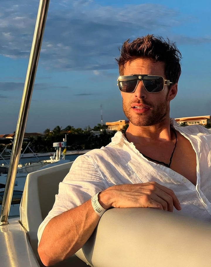 VERSY Gold Siyah Güneş Gözlüğü